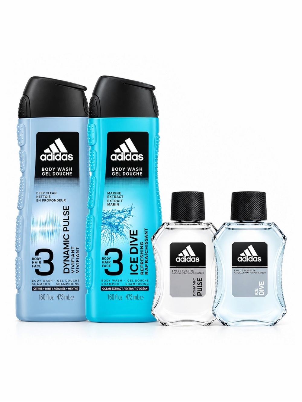ADIDAS BODYCARE 4 PCS SET - BRAND NEW